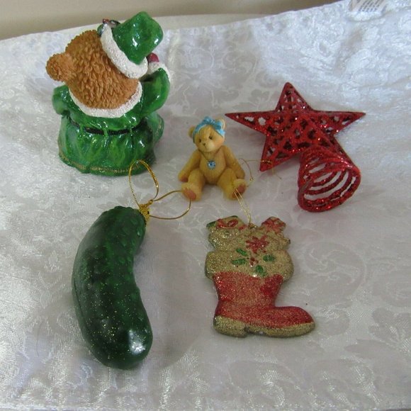 5 Item Lot Sale Christmas Ornaments - Picture 3 of 6